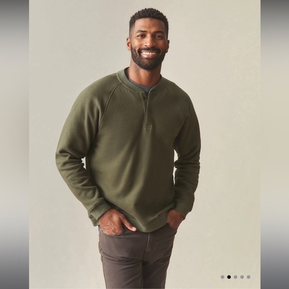M26 American Giant Men's Midweight Snap Henley